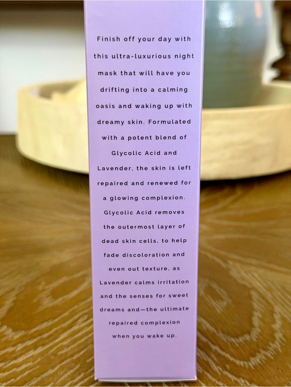 Calm + Correct Night Mask — Lavender